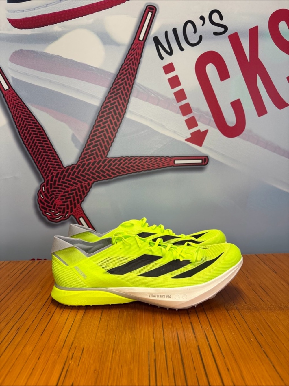Adidas Adizero Avanti Spikes Lucid Lemon Track & Field IG1989 Men’s Size 12 NEW